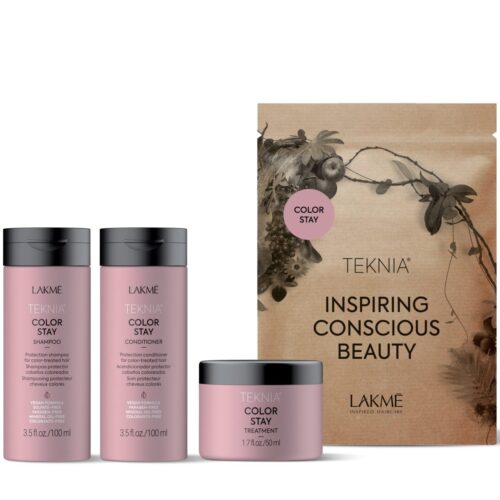 Lakme´ TEKNIA Color Stay kinkepakk(šampoon 100ml+palsam 100ml+mask 50ml