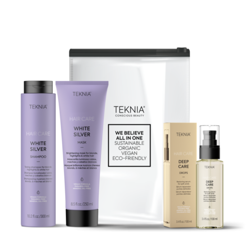 Lakme´ Teknia kinkepakk ,,Blondi armastaja,, (300ml šampoon+ 250ml mask+ 100ml seerum)