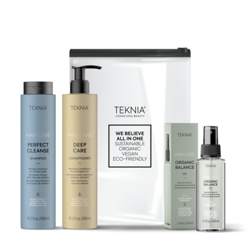 Lakme´ Teknia ,,Spordisõbra pakk,,( 300ml šampoon+ 300ml palsam+ 100ml juuste- ja kehaõli)