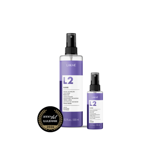 L2 Blonde instant detangling conditioner 300ml +100ml
